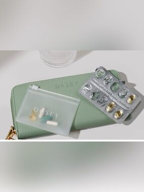 Dosey Sage Green Wellness Wallet NWT